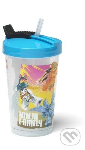 Společenská hra: Lego Ninjago kelímok s brčkom modrý (LEGO). LEGO, 2024 Společenská hra: Lego Ninjago kelímok s brčkom modrý (LEGO). LEGO, 2024