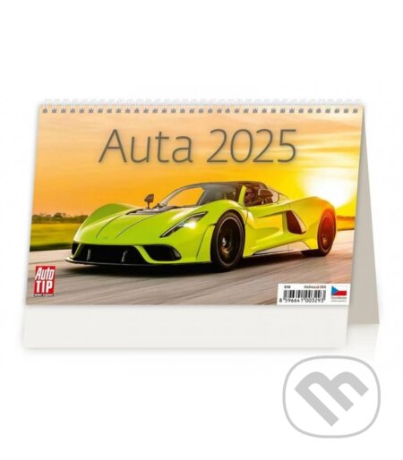 Auta 2025 - stolní kalendář (Helma). Helma, 2024 Auta 2025 - stolní kalendář (Helma). Helma, 2024