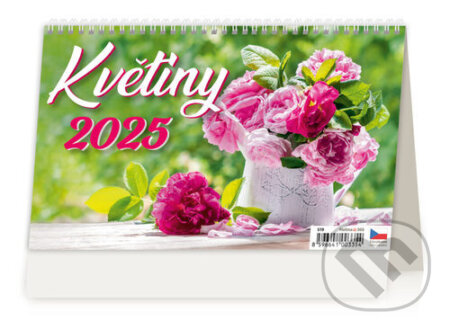 Květiny 2025 - stolní kalendář (Helma). Helma, 2024 Květiny 2025 - stolní kalendář (Helma). Helma, 2024