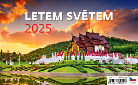 Letem světem 2025 - stolní kalendář (Helma). Helma, 2024 Letem světem 2025 - stolní kalendář (Helma). Helma, 2024