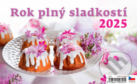 Stolní kalendář Rok plný sladkostí 2025 (Helma). Helma, 2024 Stolní kalendář Rok plný sladkostí 2025 (Helma). Helma, 2024