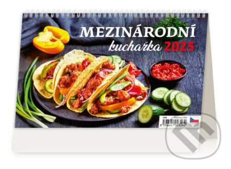 Mezinárodní kuchařka 2025 - stolní kalendář (Helma). Helma, 2024 Mezinárodní kuchařka 2025 - stolní kalendář (Helma). Helma, 2024