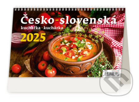 Česko-slovenská kuchařka 2025 - stolní kalendář (Helma). Helma, 2024 Česko-slovenská kuchařka 2025 - stolní kalendář (Helma). Helma, 2024