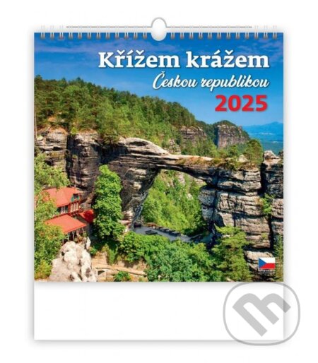 Křížem krážem Českou republikou 2025 - nástěnný kalendář (Helma). Helma, 2024 Křížem krážem Českou republikou 2025 - nástěnný kalendář (Helma). Helma, 2024