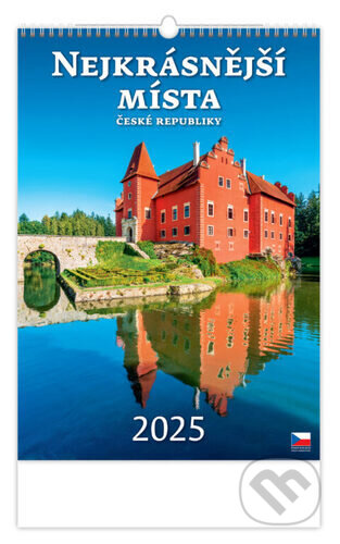Nejkrásnější místa České republiky 2025 - nástěnný kalendář (Helma). Helma, 2024 Nejkrásnější místa České republiky 2025 - nástěnný kalendář (Helma). Helma, 2024