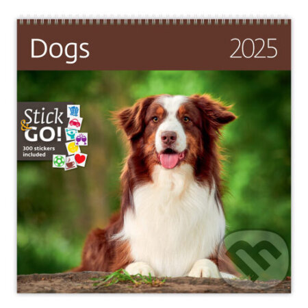 Dogs 2025 - nástěnný kalendář (Helma). Helma, 2024 Dogs 2025 - nástěnný kalendář (Helma). Helma, 2024