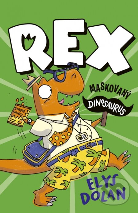 Kniha: Rex: Maskovaný dinosaurus (Elys Dolan). Stonožka, 2024 Kniha: Rex: Maskovaný dinosaurus (Elys Dolan). Stonožka, 2024