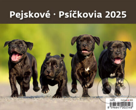Pejskové 2025 - stolní kalendář (Helma). Helma, 2024 Pejskové 2025 - stolní kalendář (Helma). Helma, 2024