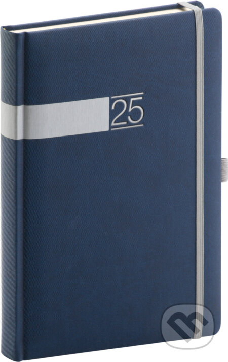 NOTIQUE Denný diár Twill 2025 - modro-strieborný (Notique). Notique, 2024 NOTIQUE Denný diár Twill 2025 - modro-strieborný (Notique). Notique, 2024