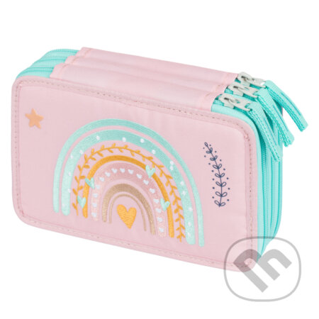 Školský trojposchodový peračník Baagl Dúha ružový (Baagl). Baagl, 2024 Školský trojposchodový peračník Baagl Dúha ružový (Baagl). Baagl, 2024