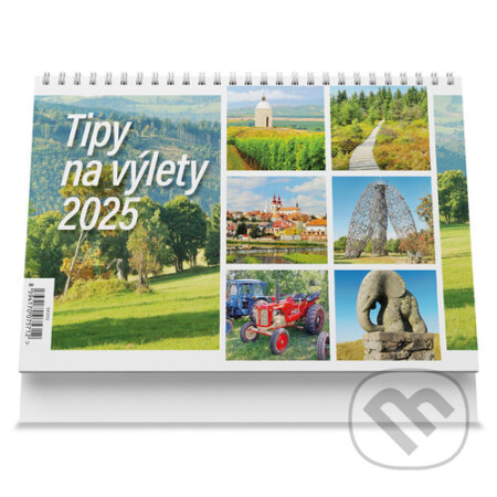 Tipy na výlety 2025 - stolní kalendář (VIKPAP). VIKPAP, 2024 Tipy na výlety 2025 - stolní kalendář (VIKPAP). VIKPAP, 2024