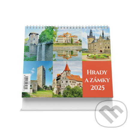 Hrady a zámky 2025 - stolní kalendář (VIKPAP). VIKPAP, 2024 Hrady a zámky 2025 - stolní kalendář (VIKPAP). VIKPAP, 2024