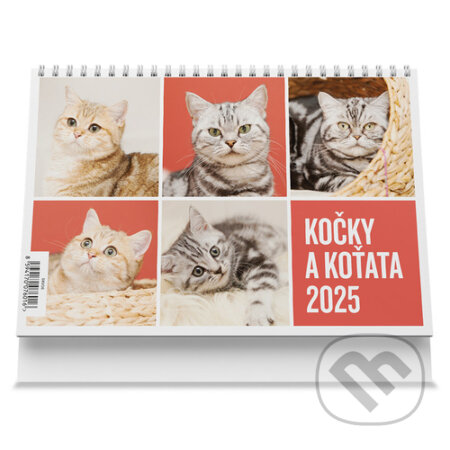 Kočky a koťata 2025 - stolní kalendář (VIKPAP). VIKPAP, 2024 Kočky a koťata 2025 - stolní kalendář (VIKPAP). VIKPAP, 2024