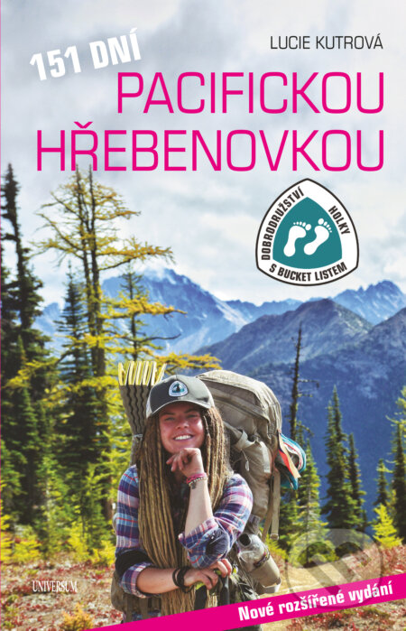 E-kniha: 151 dní Pacifickou hřebenovkou (Lucie Kutrová). X Nakladatelství Universum, 2023 E-kniha: 151 dní Pacifickou hřebenovkou (Lucie Kutrová). X Nakladatelství Universum, 2023