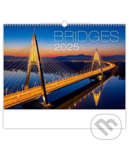 Kalendář nástěnný 2025 - Bridges (Helma365). Helma365, 2024 Kalendář nástěnný 2025 - Bridges (Helma365). Helma365, 2024