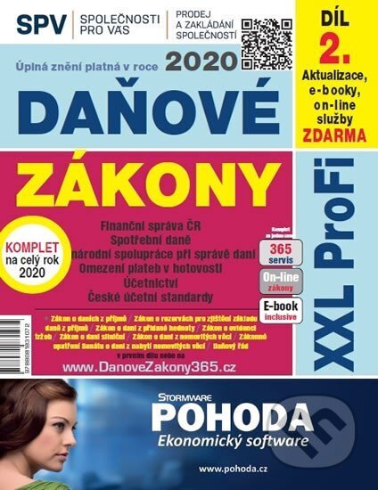 Kniha: Daňové zákony 2020 XXL ProFi (Díl 2.) - doplňkový titul k I. dílu s dalšími zákony (Newsletter). Newsletter, 2020 Kniha: Daňové zákony 2020 XXL ProFi (Díl 2.) - doplňkový titul k I. dílu s dalšími zákony (Newsletter). Newsletter, 2020