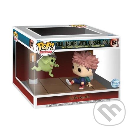 Funko POP Moment: Jujutsu Kaisen - Yuji Itadori with Cursed Doll (EXC.) (Funko). Funko, 2024 Funko POP Moment: Jujutsu Kaisen - Yuji Itadori with Cursed Doll (EXC.) (Funko). Funko, 2024