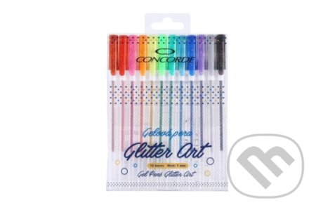 Concorde Gelová pera Glitter Art 1,0mm - sada 12 ks (Concorde). Concorde, 2024 Concorde Gelová pera Glitter Art 1,0mm - sada 12 ks (Concorde). Concorde, 2024