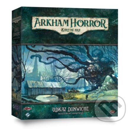 Společenská hra: Arkham Horror: Odkaz Dunwiche (rozšíření kampaně) (Matthew Newman). Fantasy Flight Games, 2024 Společenská hra: Arkham Horror: Odkaz Dunwiche (rozšíření kampaně) (Matthew Newman). Fantasy Flight Games, 2024