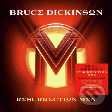 Hudební CD: Bruce Dickinson: Resurrection Men (Hudobné albumy). Hudobné albumy, 2024 Hudební CD: Bruce Dickinson: Resurrection Men (Hudobné albumy). Hudobné albumy, 2024