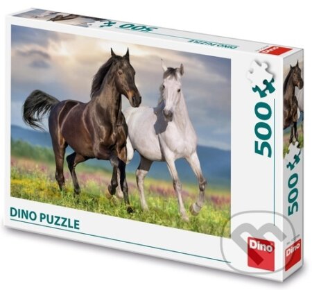 Puzzle: Puzzle 500 Zamilovaní koně (Dino). Dino, 2024 Puzzle: Puzzle 500 Zamilovaní koně (Dino). Dino, 2024