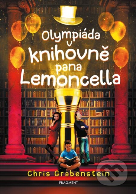 Kniha: Olympiáda v knihovně pana Lemoncella (Chris Grabenstein). Nakladatelství Fragment, 2024 Kniha: Olympiáda v knihovně pana Lemoncella (Chris Grabenstein). Nakladatelství Fragment, 2024