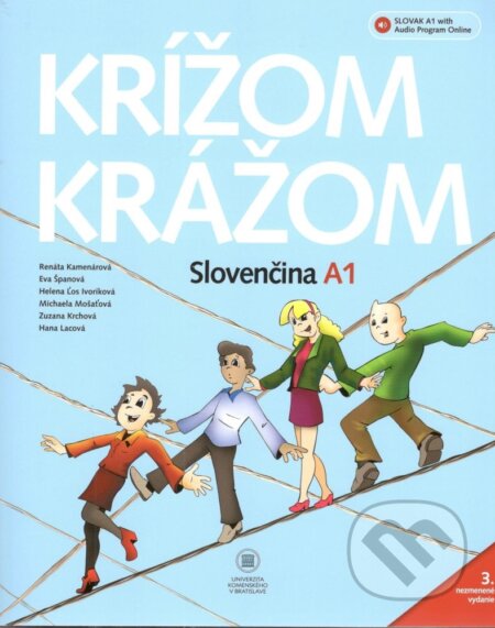 Kniha: Krížom krážom - Slovenčina A1 (Renáta Kamenárová). Univerzita Komenského Bratislava, 2024 Kniha: Krížom krážom - Slovenčina A1 (Renáta Kamenárová). Univerzita Komenského Bratislava, 2024