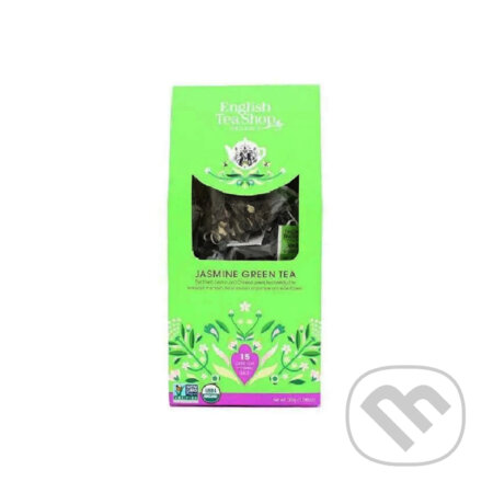 Kávy a čaje: ZELENÝ ČAJ S JAZMÍNOM (Jasmine green tea) (English Tea Shop). English Tea Shop, 2024 Kávy a čaje: ZELENÝ ČAJ S JAZMÍNOM (Jasmine green tea) (English Tea Shop). English Tea Shop, 2024