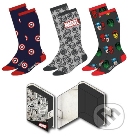 Pánské ponožky Marvel: Avengers Set (EU 38-45) (Avengers). Avengers, 2024 Pánské ponožky Marvel: Avengers Set (EU 38-45) (Avengers). Avengers, 2024