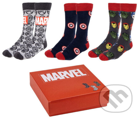 Pánské ponožky Marvel: Avengers Set (EU 36-41) (Avengers). Avengers, 2024 Pánské ponožky Marvel: Avengers Set (EU 36-41) (Avengers). Avengers, 2024