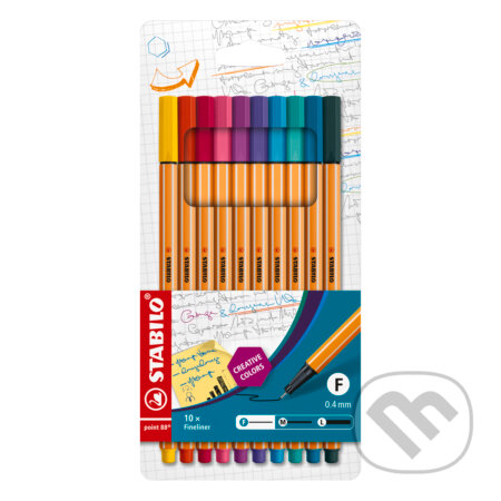Jemný liner - STABILO point 88 - 10 ks (STABILO). STABILO, 2024 Jemný liner - STABILO point 88 - 10 ks (STABILO). STABILO, 2024