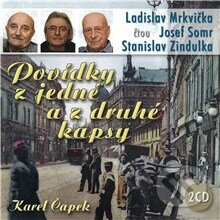 Audiokniha: Povídky z jedné a z druhé kapsy (Karel Čapek). Popron music, 2013 Audiokniha: Povídky z jedné a z druhé kapsy (Karel Čapek). Popron music, 2013