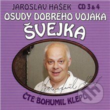 Audiokniha: Osudy dobrého vojáka Švejka (CD 3 & 4) (Dimitrij Dudík a Jaroslav Hašek). Popron music, 2009 Audiokniha: Osudy dobrého vojáka Švejka (CD 3 & 4) (Dimitrij Dudík a Jaroslav Hašek). Popron music, 2009