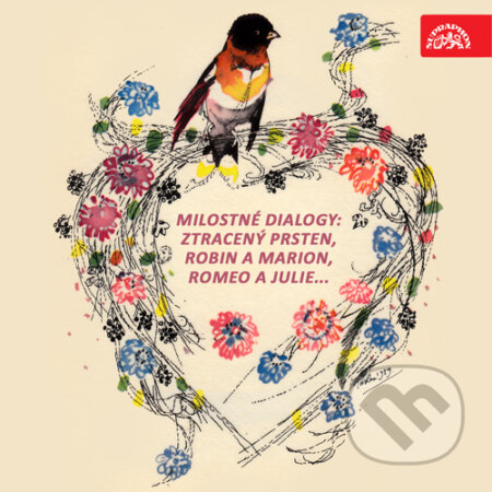 Audiokniha: Milostné dialogy: Ztracený prsten, Robin a Marion, Romeo a Julie,... (Adam de la Hall, Edmond Rostand, Karel Čapek, Michail Jurjevič Lermontov, Vítězslav Nezval, Kalidása a William Shakespeare). Supraphon, 2016 Audiokniha: Milostné dialogy: Ztracený prsten, Robin a Marion, Romeo a Julie,... (Adam de la Hall, Edmond Rostand, Karel Čapek, Michail Jurjevič Lermontov, Vítězslav Nezval, Kalidása a William Shakespeare). Supraphon, 2016