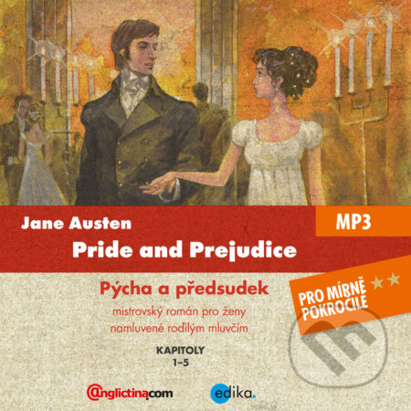Audiokniha: Pride and Prejudice (EN) (Jane Austenová). Edika, 2015 Audiokniha: Pride and Prejudice (EN) (Jane Austenová). Edika, 2015