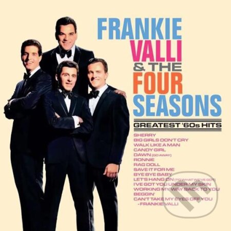 Hudobné CD: Frankie Valli, Frankie Valli & the Four Seasons: Greatest '60s hits (Blue) LP (Hudobné albumy). Hudobné albumy, 2024 Hudobné CD: Frankie Valli, Frankie Valli & the Four Seasons: Greatest '60s hits (Blue) LP (Hudobné albumy). Hudobné albumy, 2024