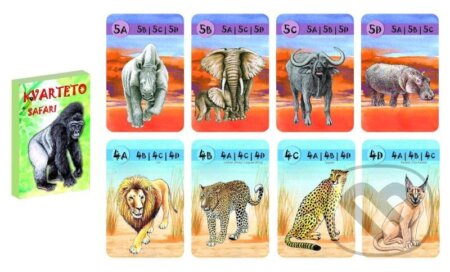 Společenská hra: Safari - Kvarteto (Akim). Akim, 2024 Společenská hra: Safari - Kvarteto (Akim). Akim, 2024