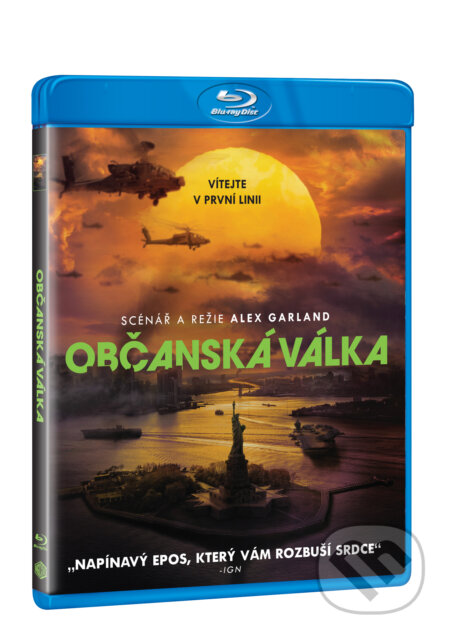 Film: Občanská válka (Alex Garland) (Blu-ray). Magicbox, 2024 Film: Občanská válka (Alex Garland) (Blu-ray). Magicbox, 2024