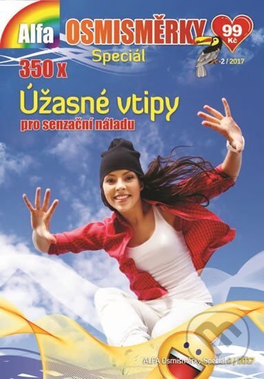 Kniha: Osmisměrky speciál 2/2017 - Úžasné vtipy pro senzační náladu (Alfasoft). Alfasoft, 2017 Kniha: Osmisměrky speciál 2/2017 - Úžasné vtipy pro senzační náladu (Alfasoft). Alfasoft, 2017