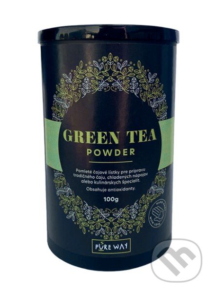 Kávy a čaje: Green Tea Powder (Pure Way). Pure Way Kávy a čaje: Green Tea Powder (Pure Way). Pure Way