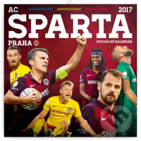 Kalendář 2017 - AC Sparta Praha, Presco Group, 2016