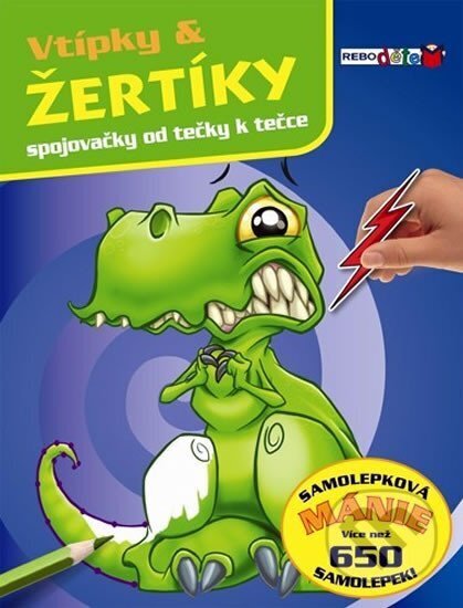 Kniha: Vtípky a žertíky spojovačky od tečky k tečce (Rebo). Rebo, 2011 Kniha: Vtípky a žertíky spojovačky od tečky k tečce (Rebo). Rebo, 2011