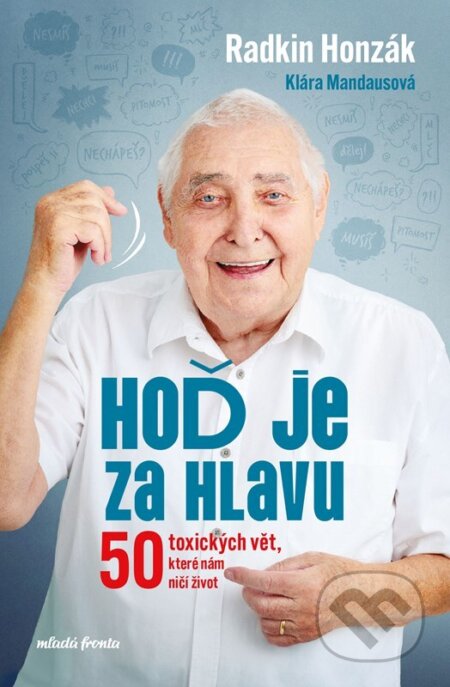 Kniha: Hoď je za hlavu (Klára Mandausová a Radkin Honzák). Mladá fronta, 2024 Kniha: Hoď je za hlavu (Klára Mandausová a Radkin Honzák). Mladá fronta, 2024
