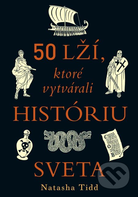 Kniha: 50 lží, ktoré vytvárali históriu sveta (Natasha Tidd). Ultimo Press, 2024 Kniha: 50 lží, ktoré vytvárali históriu sveta (Natasha Tidd). Ultimo Press, 2024