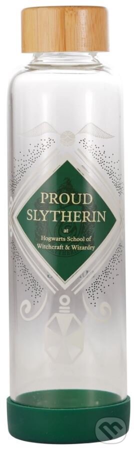 Sklenená fľaša na pitie Harry Potter: Hrdosť Slizolinu (Harry Potter). Harry Potter, 2023 Sklenená fľaša na pitie Harry Potter: Hrdosť Slizolinu (Harry Potter). Harry Potter, 2023