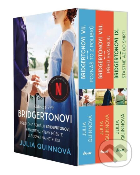 Kniha: Bridgertonovi 7-9 (Julia Quinn). Ikar CZ, 2024 Kniha: Bridgertonovi 7-9 (Julia Quinn). Ikar CZ, 2024