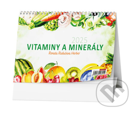 Vitamíny a minerály 2025 - stolní kalendář (Baloušek). Baloušek, 2024 Vitamíny a minerály 2025 - stolní kalendář (Baloušek). Baloušek, 2024