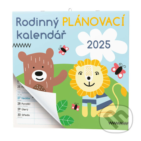 Rodinný plánovací kalendář 2025 - nástěnný kalendář (Baloušek). Baloušek, 2024 Rodinný plánovací kalendář 2025 - nástěnný kalendář (Baloušek). Baloušek, 2024