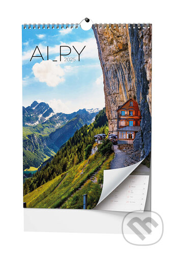 Alpy 2025 - nástěnný kalendář (Baloušek). Baloušek, 2024 Alpy 2025 - nástěnný kalendář (Baloušek). Baloušek, 2024