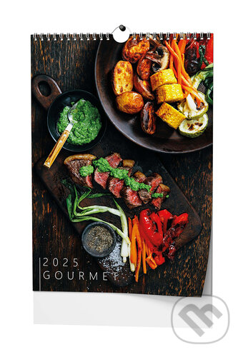 Gourmet 2025 - nástěnný kalendář (Baloušek). Baloušek, 2024 Gourmet 2025 - nástěnný kalendář (Baloušek). Baloušek, 2024